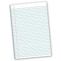 Papel almaço com pauta Tilibra ( 10 folhas)