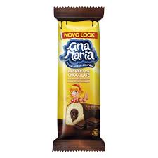 Bolinho Ana Maria banana com chocolate 35g. 