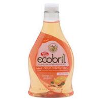 Lava louças concentrado biodegradável Ecobril laranja com gengibre 500ml.