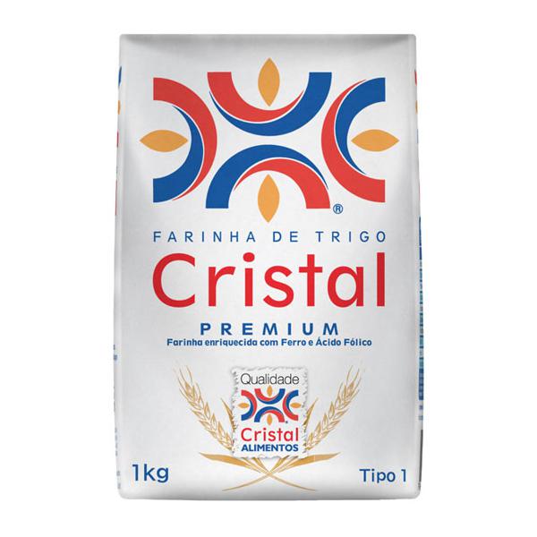 Farinha de trigo Cristal 1kg