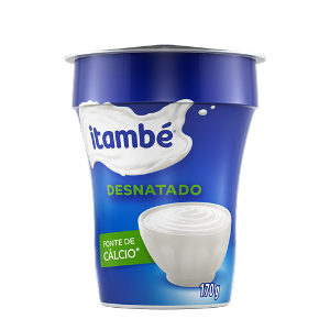 Iogurte desnatado Itambé 170g. Iogurte desnatado Itambé 170g.