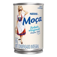 Leite condensado integral Moça lata Nestlé 395g