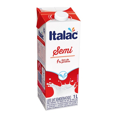 Leite semi desnatado Italac 1lt Leite semi desnatado Italac 1lt