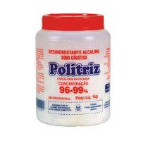 Soda caustica 96 a 99% de concentração 1kg.