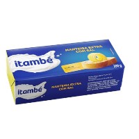 Manteiga com sal Itambé tablete 200g.