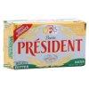 Manteiga com sal Président tablete 200g.