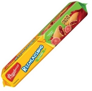 Biscoito recheadinho goiabinha Bauducco104g Biscoito recheadinho goiabinha Bauducco104g
