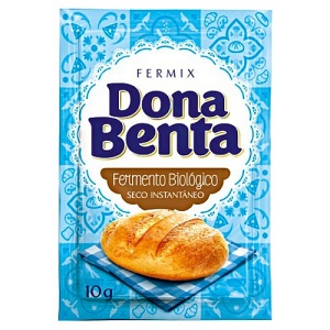 Fermento biológico seco instantâneo Fermix Dona Benta 10g. Fermento biológico seco instantâneo Fermix Dona Benta 10g.