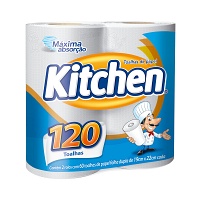 Papel toalha Kitchen 2 rolos 19x22cm