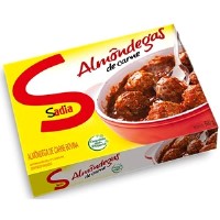 Almôndega de carne congelada bovina Sadia 500g.