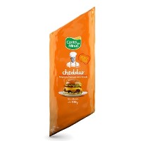 Requeijão culinário cheddar Canto de Minas 400g.