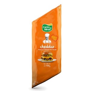 Requeijão culinário cheddar Canto de Minas 400g. Requeijão culinário cheddar Canto de Minas 400g.