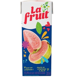 Suco pronto de goiaba La Fruit 200ml. Suco pronto de goiaba La Fruit 200ml.