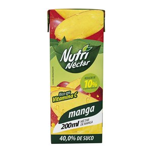 Suco pronto de manga Nutri Néctar 200ml. Suco pronto de manga Nutri Néctar 200ml.