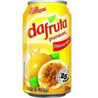 Suco pronto de maracujá Dafruta lata 335ml.