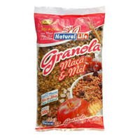 Granola sabor Maçã e Mel Natural Life 300g 