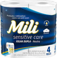 Papel higiênico folha dupla Mili 30 metros 4x1