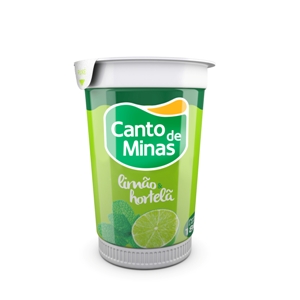 Iogurte Canto de Minas limão e hortelã 180g. Iogurte Canto de Minas limão e hortelã 180g.