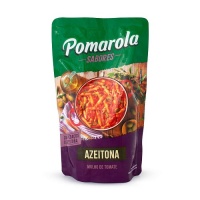 Molho de tomate com azeitona Pomarola sachê 300g