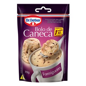 Bolo de caneca formigueiro Dr. Oetker 70g. Bolo de caneca formigueiro Dr. Oetker 70g.