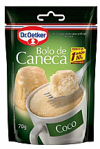 Bolo de caneca coco Dr. Oetker 70g. Bolo de caneca coco Dr. Oetker 70g.