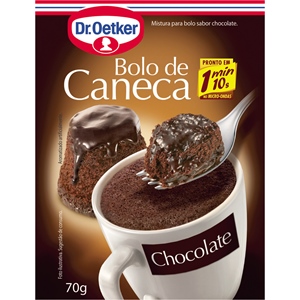 Bolo de caneca chocolate Dr. Oetker Bolo de caneca chocolate Dr. Oetker