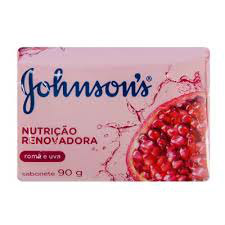 Sabonete Johnson's nutrição renovadora uva e romã 80g