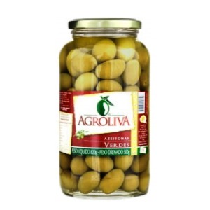 Azeitona verde com caroço Agroliva 500g Azeitona verde com caroço Agroliva 500g