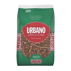 Massa parafuso integral sem glúten de arroz Urbano 500g Massa parafuso integral sem glúten de arroz Urbano 500g