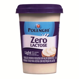 Requeijão light zero lactose Polenghi 200g Requeijão light zero lactose Polenghi 200g