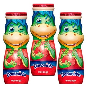 Iogurte líquido sabor morango Danoninho 100ml (pacote 3/ unid.) Iogurte líquido sabor morango Danoninho 100ml (pacote 3/ unid.)