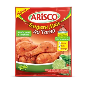 Tempero ao forno limão, salsa e cebolinha p/ carnes, frango e peixe Arisco 21g Tempero ao forno limão, salsa e cebolinha p/ carnes, frango e peixe Arisco 21g