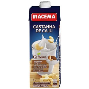 Bebida vegetal de castanha de caju Iracema Zero Lactose 1L Bebida vegetal de castanha de caju Iracema Zero Lactose 1L