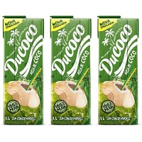 Água de coco Ducoco 1lt. (pacote c/ 3 unid.)