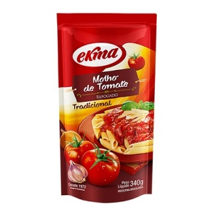Molho de tomate tradicional Ekma 340g Molho de tomate tradicional Ekma 340g