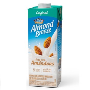 Bebida vegetal base de amêndoas Almond Breeze 1lt Bebida vegetal base de amêndoas Almond Breeze 1lt