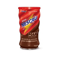 Achocolatado sem adição de açucar Nescau Max cereal Nestlé 165g.