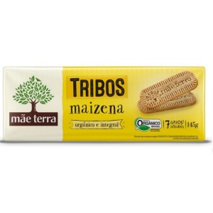 Biscoito integral maizena 7 grãos Tribos Mãe Terra 145g Biscoito integral maizena 7 grãos Tribos Mãe Terra 145g