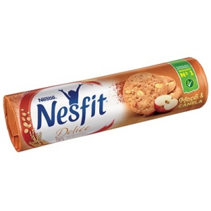 Biscoito Delice maçã e canela Nesfit Nestlé 140g Biscoito Delice maçã e canela Nesfit Nestlé 140g