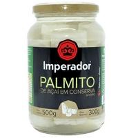 Palmito inteiro de açaí Imperador 500g.