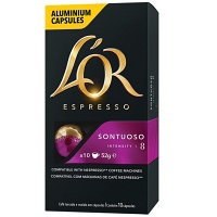 Cápsulas de café L'or Sontuoso 10x52g