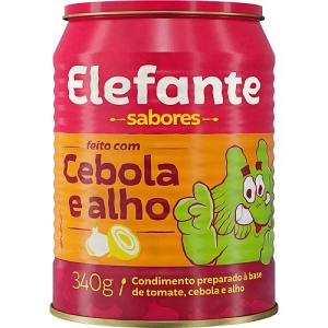 Extrato de tomate cebola e alho Elefante 340g Extrato de tomate cebola e alho Elefante 340g