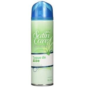 Gel depilatório Gillette Satin Care aloe vera 198g Gel depilatório Gillette Satin Care aloe vera 198g