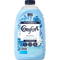 Amaciante Comfort diluído Explosão Azul (tradicional) Comfort 1,8lts