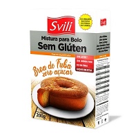 Mistura para bolo de fubá sem glúten zero açucar Svili 200g