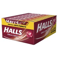 Halls de cereja caixa com 21 unidades Halls de cereja caixa com 21 unidades