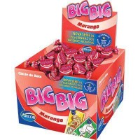Chiclete Big Big morango 100x1 Chiclete Big Big morango 100x1