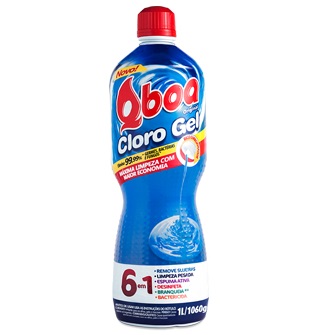 Desinfetante cloro gel Q Boa 1L Desinfetante cloro gel Q Boa 1L