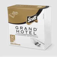 Guardanapo de papel pequeno folha dupla Grand Hotel Scott 23,8x21,8cm