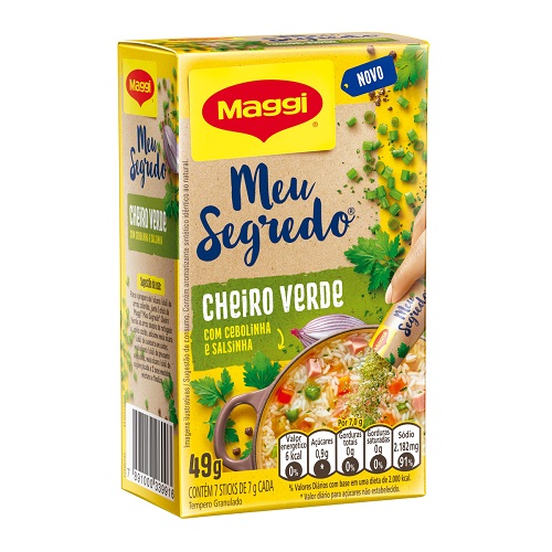 Tempero Granulado Cheiro verde Maggi 49g Tempero Granulado Cheiro verde Maggi 49g